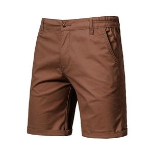 Shorts chino pour homme 100% coton uni, style streetwear décontracté, léger, respirant, séchage rapide, écologique, coupe confortable, pour un usage quotidien - Product Image 2