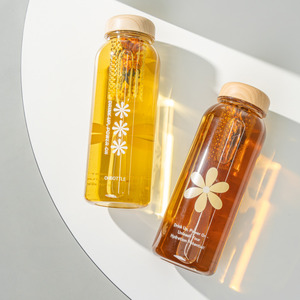 Bouteille d'eau et de thé en Tritan écologique, design coréen, 1L, résistante à l'eau bouillante, fabriquée en Corée, avec infuseur à thé et couvercle – Impression de logo personnalisée - Product Image 3