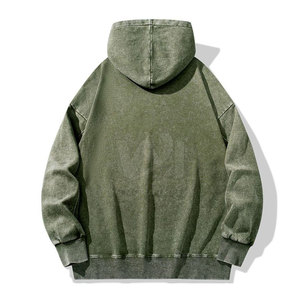 Sudaderas con Capucha para Hombre, 100% Algodón, Material Resistente, Estilo Básico, Lavado Ácido, Transpirables, Manga Larga - Product Image 2