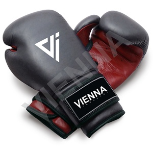 Gants de boxe en cuir de qualité supérieure - Gants d'entraînement personnalisables avec fermeture auto-agrippante, toutes tailles disponibles pour adultes - Product Image 5