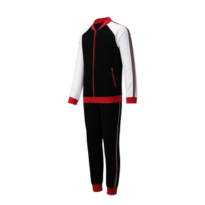 ชุดวอร์มสำหรับผู้ชายมีซิปปิดซิปวัสดุผ้าฝ้ายสีกรมท่าคุณภาพสูงออกแบบตามสั่ง - Product Image 2