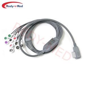 Compatível com <span class=keywords><strong>Beneware</strong></span> CT-08 CT-083 CT-086S 10 chumbo <span class=keywords><strong>Holter</strong></span> <span class=keywords><strong>ECG</strong></span> cabo - Product Image 3