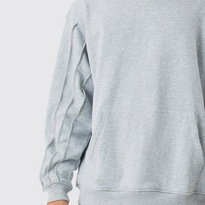 2025 Winter Acid Wash Tracksuit for Men-Customizable Colors & Logo 100% Cotton OEM Service Breathable Design - Product Image 5