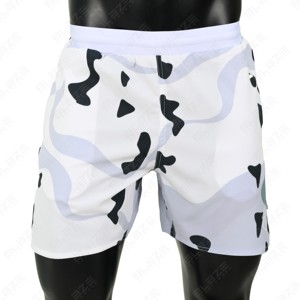 Short d'entraînement athlétique de gymnastique pour hommes short de course à séchage rapide avec logo imprimé personnalisé pour hommes avec fermeture éclair poche pour téléphone portable - Product Image 3