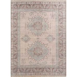 พรมขนสัตว์ถักมือลายเหรียญสีเบจและสีน้ำตาลสำหรับตกแต่งห้องนั่งเล่นในบ้าน - ผลิตภัณฑ์โดย Jaipur Rugs ZA - Product Image 1