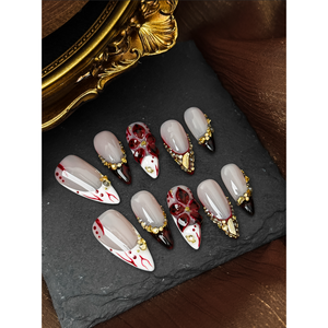 Art des ongles à presser Blood Rose Noir Couture - Product Image 4