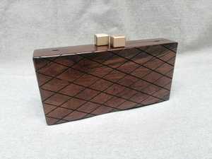 Bolso de Mano de Madera Estilo Étnico, Diseño Redondo, Elegante, con Cierre Magnético, Bolso de Noche de Moda India - Product Image 6