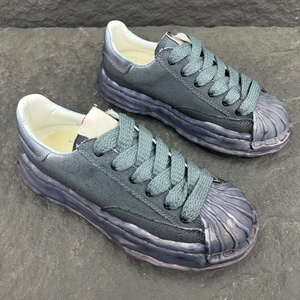 Zapatos de lona con cordones y punta redonda estilo Laser Shell para hombre, zapatos deportivos retro cómodos y transpirables - Product Image 2