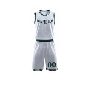 Uniforme de baloncesto diseño personalizado talla grande 100% poliéster impresión por sublimación logotipo personalizado impresión o bordado de calidad superior - Product Image 2