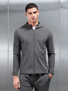 Fashionable Unisex Windbreaker Set Hoodie Jacket <b>Jogger</b> Pants Streetwear Casual Gym Activewear Outfit - Product Image 3