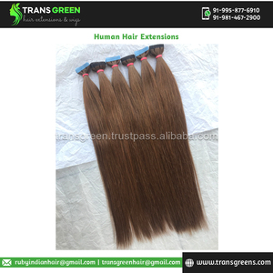 วิกผมคนแท้สำหรับต่อผมตรงไม่มีเทปกาวสียาวปกติ - Product Image 3