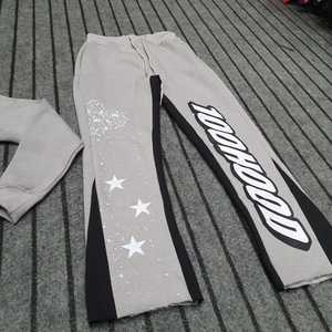 Conjunto Deportivo de Invierno con Tu Propio Logotipo, Sudadera con Capucha y Cremallera Completa de Felpa Técnica de Algodón, Pantalones Deportivos de Dos Piezas para Hombre - Product Image 4