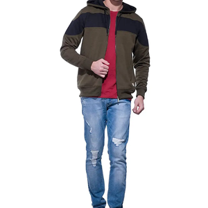 Sudadera con Capucha Extra Grande para Hombre, de Algodón y Felpa, Cálida, Suave, Holgada, Estilo Urbano, con Cremallera Completa, Logotipo Personalizado, OEM, ODM, Pedidos al por Mayor - Product Image 5