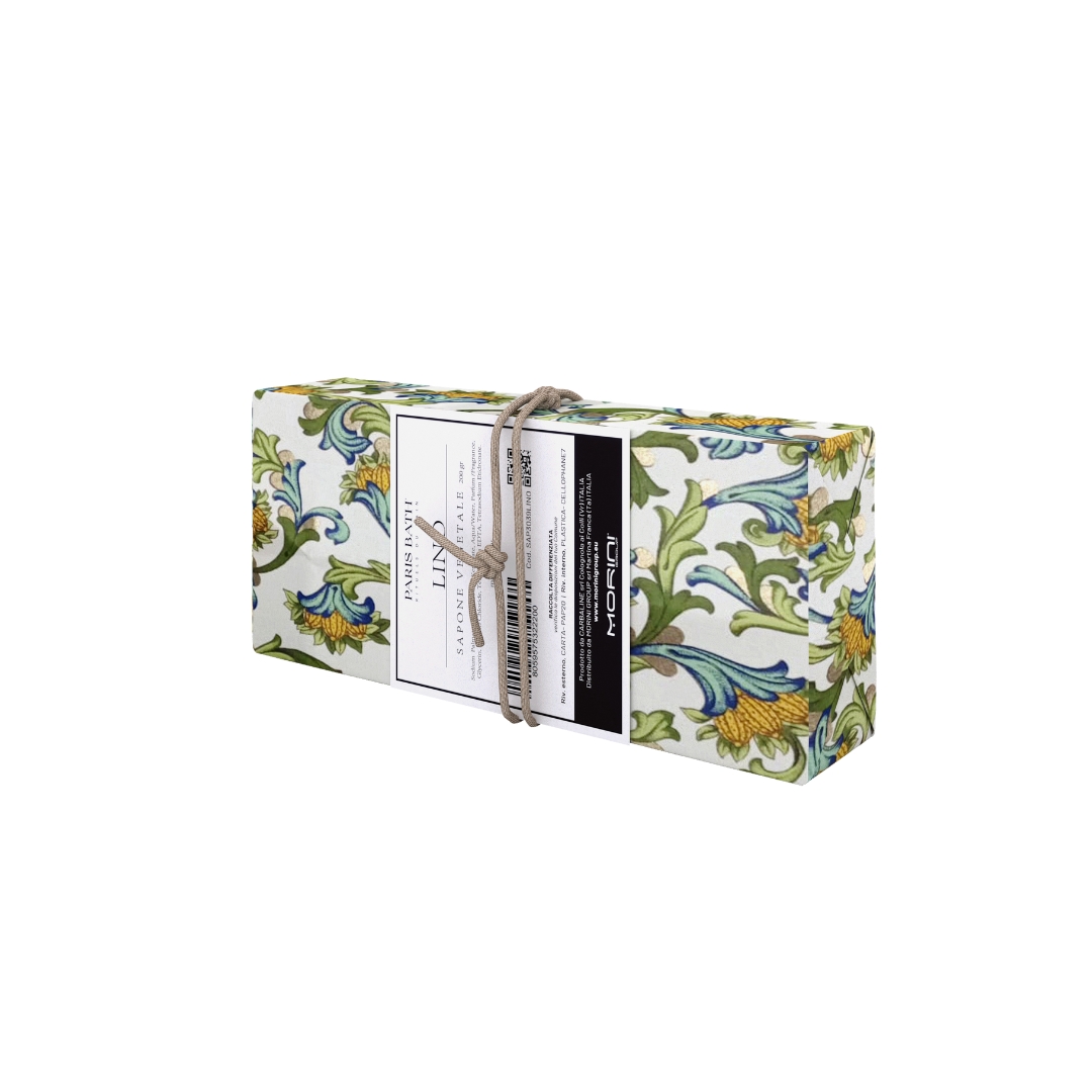 Paris Bath Luxury Vegetable Soap – Myrrh &amp; Linen Fragrance (200g)
