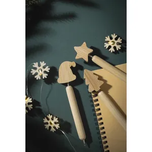 Penna a Sfera Personalizzata a Forma di Stella di Natale, Articolo Promozionale - Product Image 4