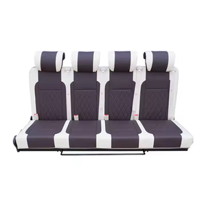 Siège arrière <span class=keywords><strong>rabattable</strong></span> pour fourgonnette trois places, siège triple avec ceinture de sécurité indépendante pour camping-car, fourgonnette, MPV, intérieur - Product Image 3