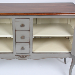 Serie de Muebles para Sala de Estar 1421 Hechos de Madera de Caoba, Medidas 120x38x80 con un Acabado Elegante - Product Image 6