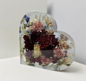 การ์ดแต่งงานมุสลิมทำจากเรซิ่นหรูหราและกรอบดอกไม้2024ของขวัญคริสต์มาสทำมือตามสั่ง - Product Image 1