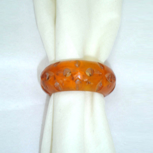 Matériau en bois forme ronde noir fini rond rond de serviette Style fantaisie luxe fait à la main vente chaude excellente qualité - Product Image 5