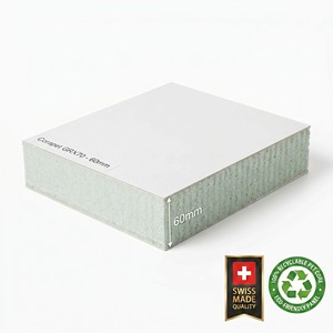 Coratec Corapet GRX70 pour panneau sandwich en aluminium 0,95 mm Alliage 3003 H44 RAL9010 Blanc Léger Écologique Composite extérieur - Product Image 2
