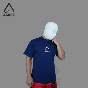 เสื้อยืดสำหรับผู้ชายผ้าฝ้ายพิมพ์โลโก้ตามสั่ง - Product Image 3