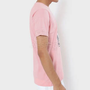 Camiseta de Algodón 100% Tejida Personalizada con MOQ Bajo para Hombre, con Impresión en Blanco, Ecológica y Transpirable para Venta en Línea - Product Image 4