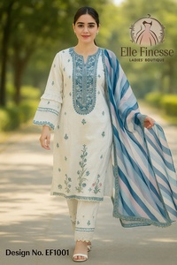 2025 belles femmes Floral traditionnel indien Shalwar Kameez Kurti nouveau coton en gros ensemble rayonne Kurtis pour tenue décontractée - Product Image 2