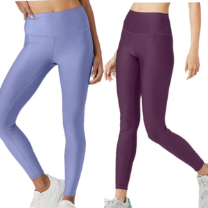 Mallas de Yoga de cintura alta para mujer, superventas de 2025, Pantalones de mujer con logotipo personalizable sublimado para uso en el gimnasio, mallas de bajo precio - Product Image 2