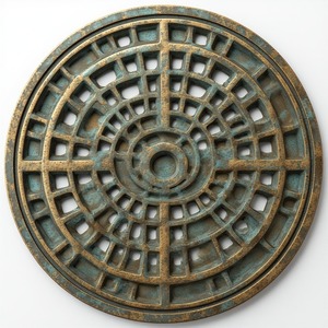 Cubierta de drenaje de latón pulido moderno con diseño simple y cuerpo duradero a prueba de herrumbre para uso a largo plazo - Product Image 1