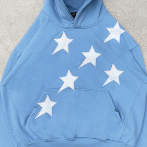 Fabricant de vêtements de rue vierge unisexe poids lourd pour hommes oversize personnalisé délavé à l'acide 100% coton brodé - Product Image 5