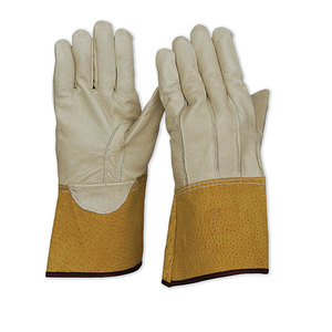 Gants de soudage haute Performance pour le travail industriel lourd, Protection supplémentaire, gants de travail en cuir de vache - Product Image 5
