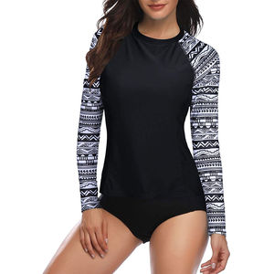 Camiseta de Compresión de Manga Larga para Mujer, Diseño Personalizado, Transpirable, de Secado Rápido, Antibacteriana, Tejido Ecológico - Product Image 2