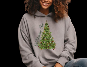 Sudadera con Capucha de Hockey Unisex de Forro Polar Grueso de Santa Claus Merry Christmas con Etiqueta y Logotipo de Marca Personalizados, Color Negro - Product Image 4