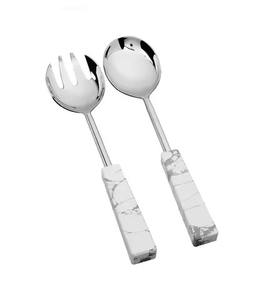 Mango de terrazo con la mejor calidad para servir alimentos, vajilla, cubiertos, ensalada, juego de servidor, accesorios de cocina - Product Image 5