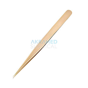 Pinzas de pestañas de acero inoxidable para mujer Premium de alta calidad con punta de color puntiaguda - Product Image 3
