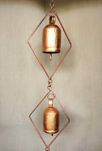 가정 장식을 위한 우아한 다이아몬드 모양의 긍정적인 에너지 바람 차임, 발코니, 야외, 정원 및 침실 - Product Image 3