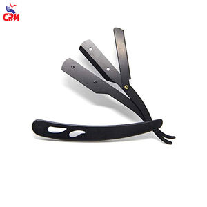 Maquinilla de afeitar de acero inoxidable, maquinilla de afeitar recta con logotipo personalizado, plegable, estilo único, OEM, barata, nueva - Product Image 4