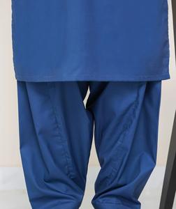 เสื้อผ้าชนเผ่าที่ออกแบบมาใหม่ล่าสุดของผู้ชายชาลวาร์คาเมซสีฟ้าสินค้าขายดี - Product Image 5