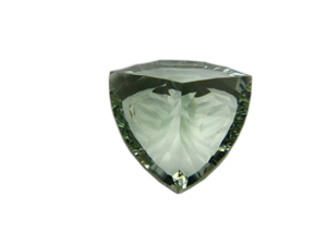 Piedra preciosa de amatista verde Natural con forma de trillón de corte cóncavo facetado, precio de venta completo de alta calidad, lo mejor para hacer joyas, uso OEM - Product Image 3