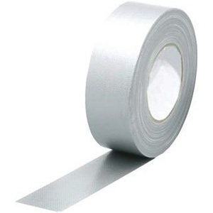 Ruban en tissu argenté ENVIROPACK 50 m, largeur 50 mm, rouleau pour accessoires de bâche - Product Image 1