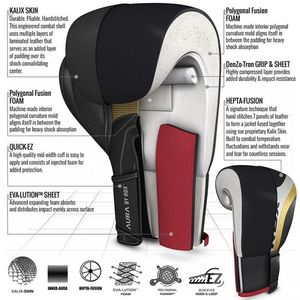 Gants de boxe de combat pénitentiaire personnalisés, vente en gros, nouvel arrivage, 8oz, 10oz, 12oz, 14oz, 16oz, gants de combat de boxe professionnels, nouvel arrivage - Product Image 6