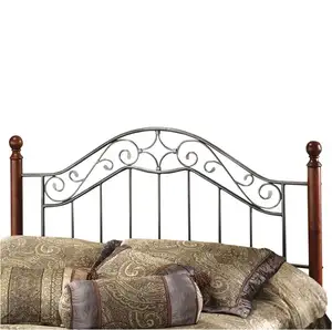 Cabecera de metal de madera maciza para decoración de pared, piezas de muebles para hotel, spa y dormitorio, cantidad a granel - Product Image 1