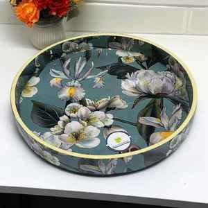 Bandeja de servicio moderna de venta de exportación con diseño impreso para el hogar y eventos Servir bebidas Organizar artículos o agregar un toque elegante - Product Image 3