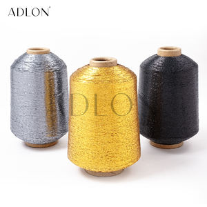 Hilo Metálico de Cobre Tipo MX Jacquard Plateado 2*20D Personalizado con Brillo para Bordado y Costura de Alta Tenacidad - Product Image 1