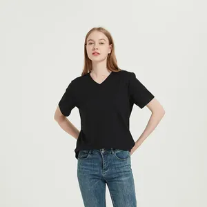 Camiseta de Satén sin Cuello 100% Algodón de Alta Calidad para Hombre, Personalizable con Bordado e Impresión por Transferencia de Calor, Otoño - Product Image 4