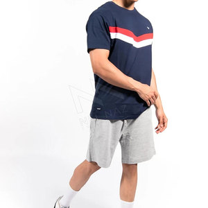Vêtements de plein air décontractés de haute qualité pour hommes grande taille ensemble de shorts d'été deux pièces en coton respirant à séchage rapide - Product Image 4