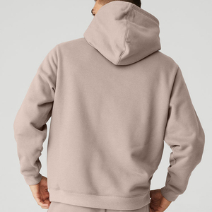 Survêtement en coton éponge français de haute qualité sweat à capuche lourd personnalisé respirant conception imprimée écologique pour l'automne - Product Image 5