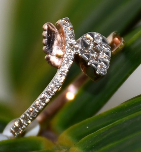 แหวนทอง14K และ18K ที่ไม่เหมือนใครและมีเพชรแท้สำหรับงานแต่งงานของเจ้าสาวหรือสวมใส่ในชีวิตประจำวัน - Product Image 5