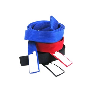 Pakistán Fabricación de alta calidad Unisex BJJ GI cinturones nuevo estilo precio bajo al por mayor para ropa de artes marciales Unisex BJJ cinturón - Product Image 4
