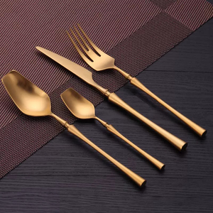 Juego de Cubiertos de Acero Inoxidable Ecológicos de Venta Caliente para Uso Familiar y en Fiestas, Duraderos y Sostenibles - Product Image 2